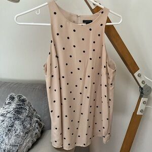 Polka dot blouse tank